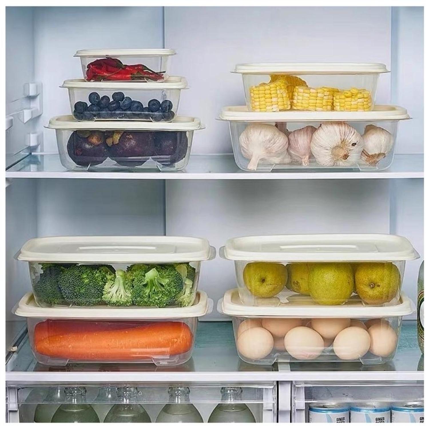 PACK X3 SET 4 TÁPER RECIPIENTE CONTENEDOR PARA ORGANIZAR ALIMENTOS 33V - 2