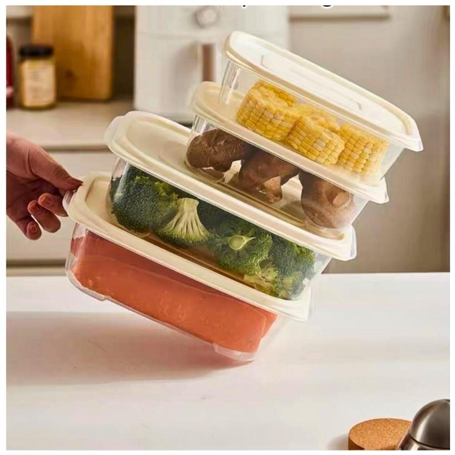 PACK X3 SET 4 TÁPER RECIPIENTE CONTENEDOR PARA ORGANIZAR ALIMENTOS 33V - 3