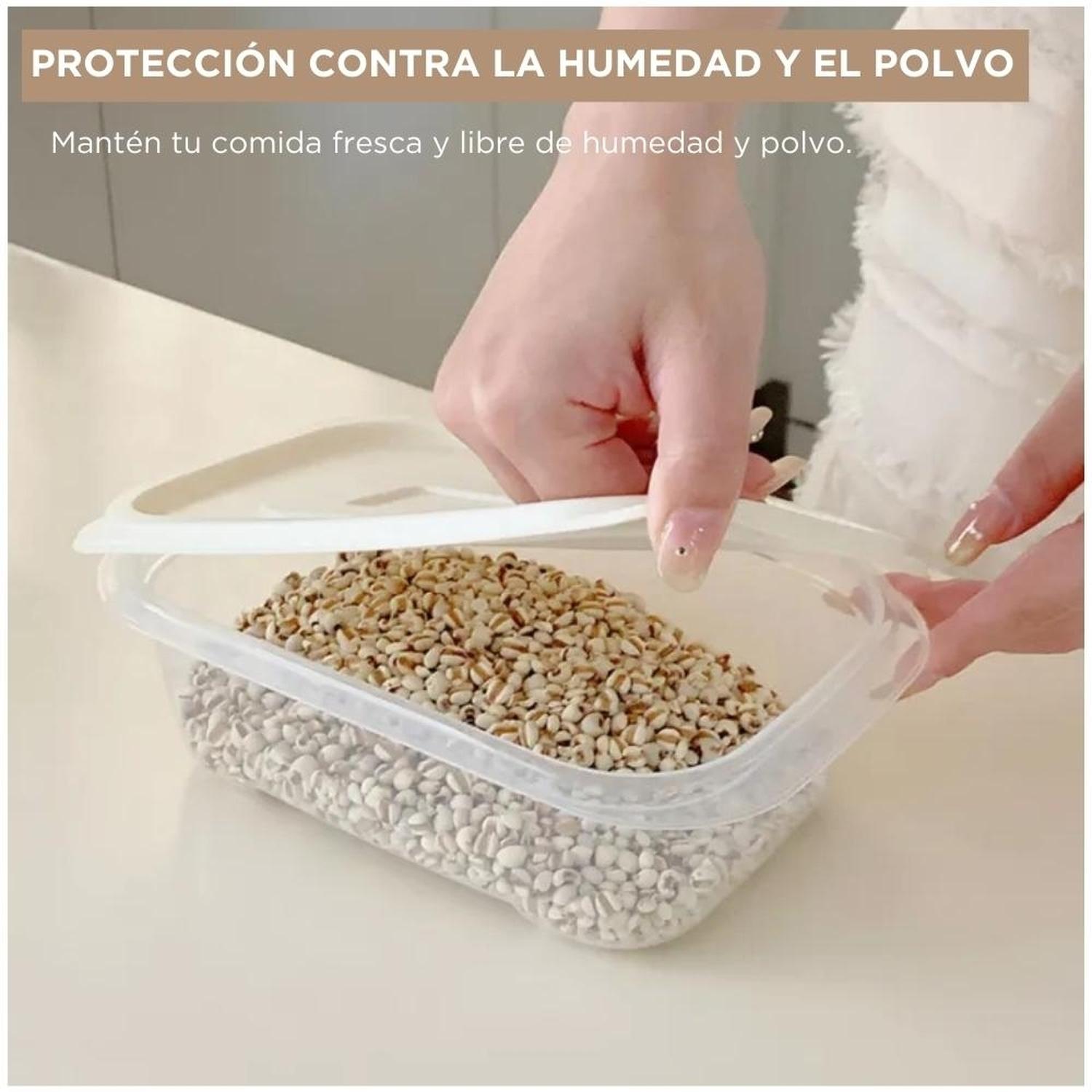 PACK X3 SET 4 TÁPER RECIPIENTE CONTENEDOR PARA ORGANIZAR ALIMENTOS 33V - 4