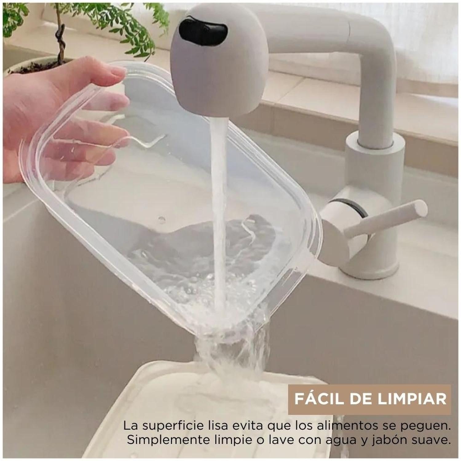 PACK X3 SET 4 TÁPER RECIPIENTE CONTENEDOR PARA ORGANIZAR ALIMENTOS 33V - 5