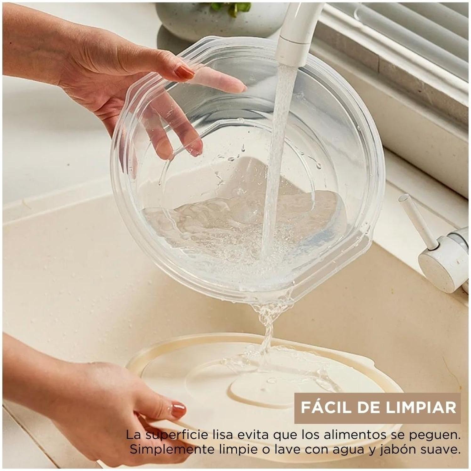 PACK X3 SET 3 TÁPER RECIPIENTE CONTENEDOR PARA ORGANIZAR ALIMENTOS 32V - 4