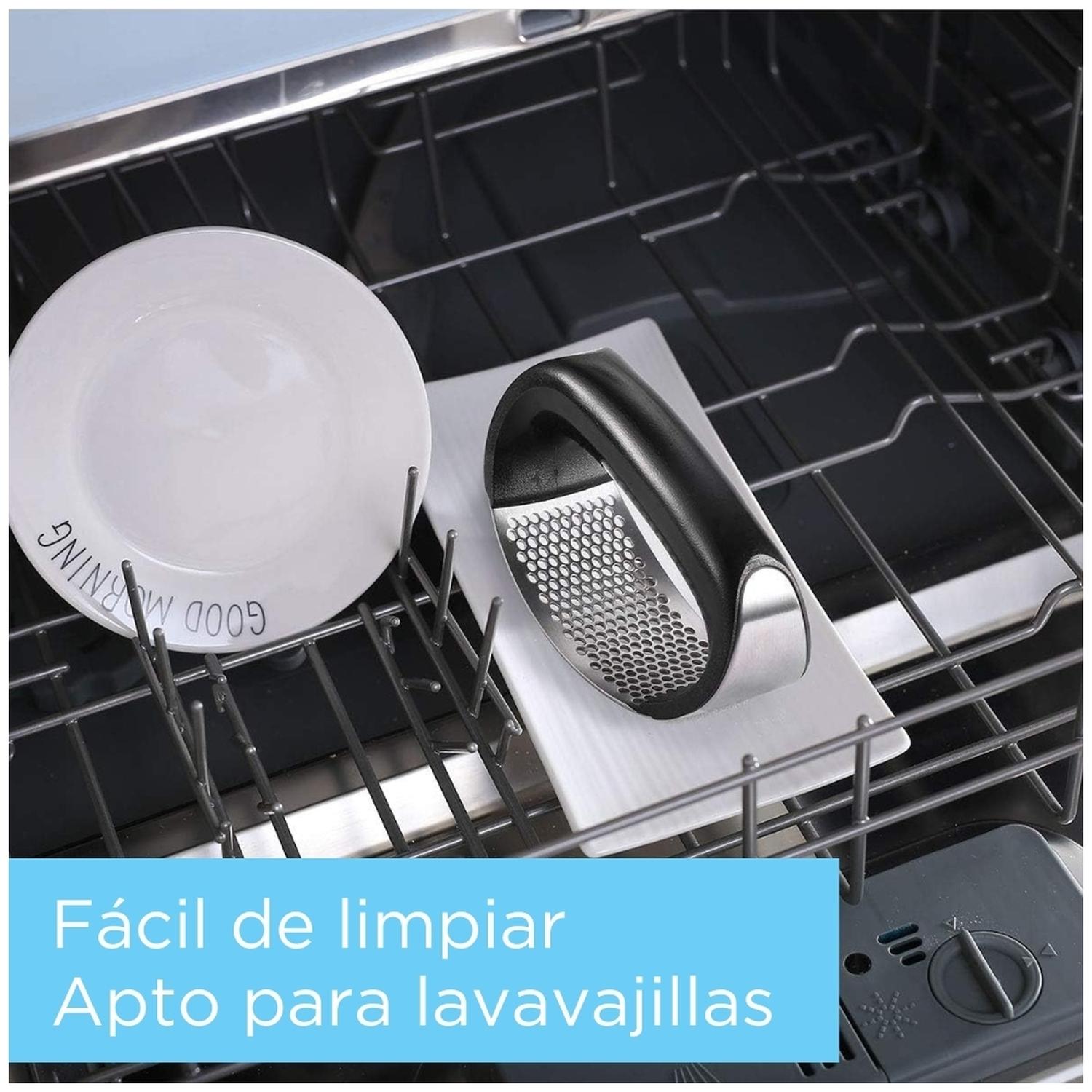 PACK X3 TRITURADOR PRENSADOR DE AJOS PICADOR ACERO INOXIDABLE 118T - 5