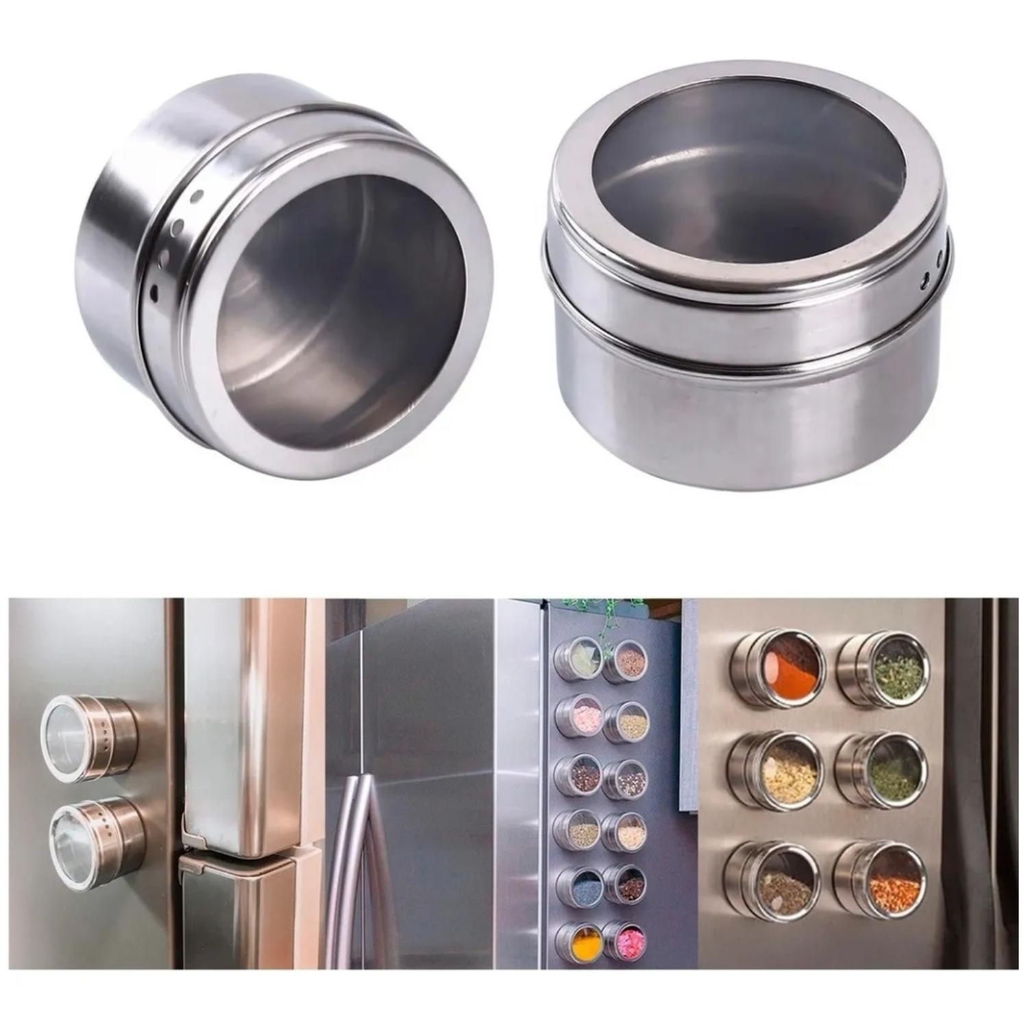 PACK X3 SET DE 3 CONDIMENTERO ESPECIERO IMANTADO 06E - 2