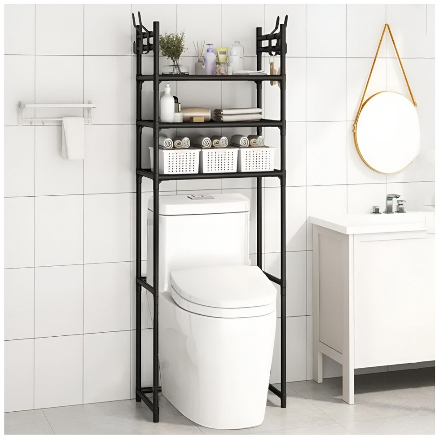 ESTANTE ORGANIZADOR DE BAÑO SOBRE INODORO MULTIUSOS NG 169B - 1