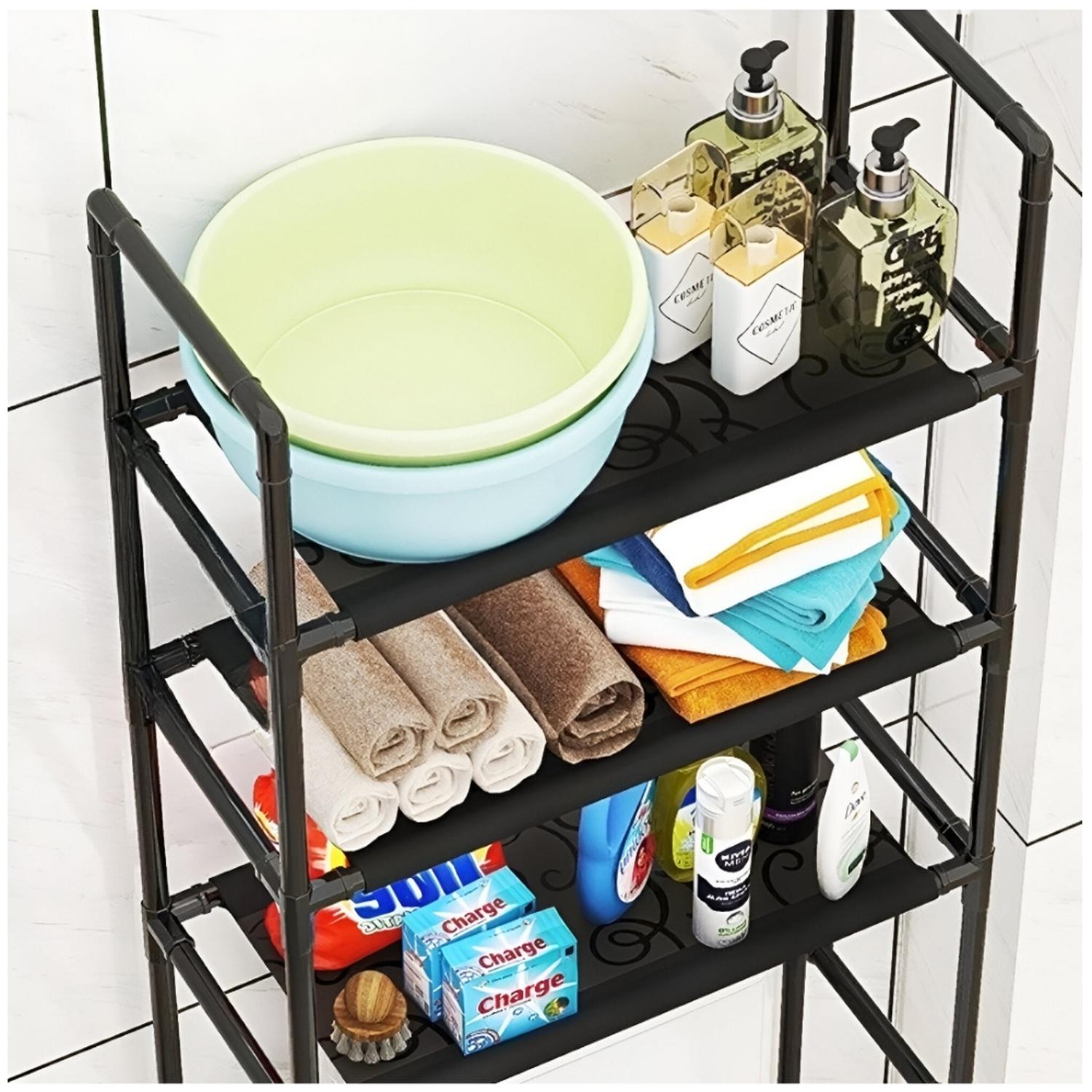 ESTANTE ORGANIZADOR DE BAÑO SOBRE INODORO MULTIUSOS NG 169B - 4