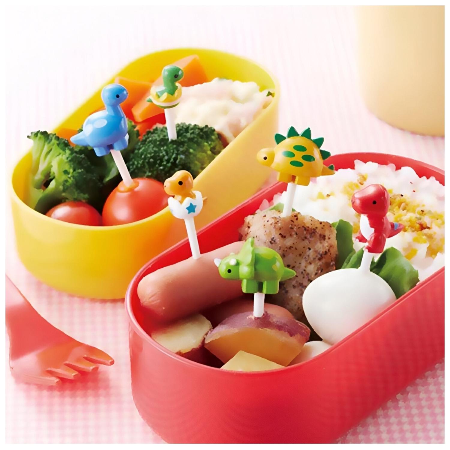 PACK X3 JUEGO MINI TENEDORES DINOSAURIO PARA FRUTAS DE NIÑOS 871T - 3