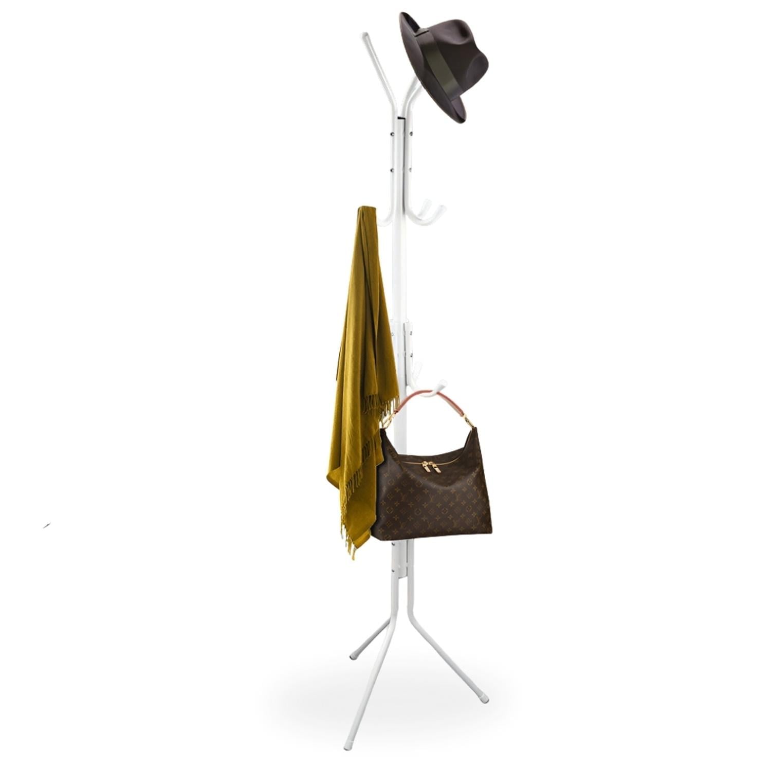 PERCHERO DE PIE COLGADOR DE CARTERAS ROPA ORGANIZADOR MULTIUSOS BL P35 - 1