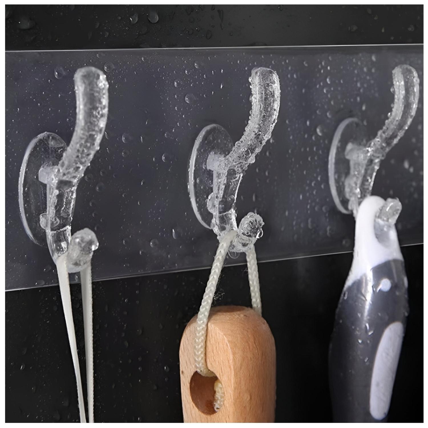 PACK X6 PERCHERO ORGANIZADOR ADHESIVO COLGADOR DE PARED PA60 - 2