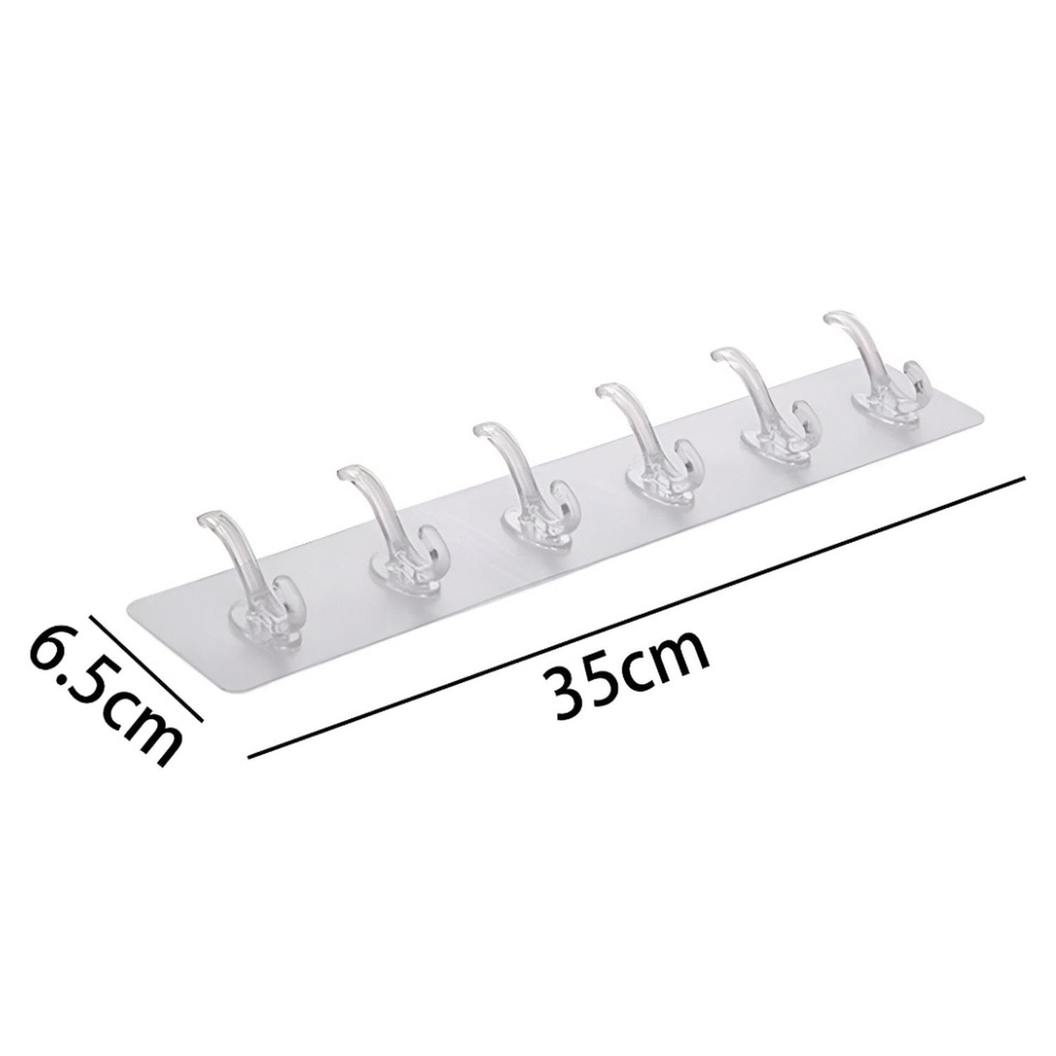 PACK X6 PERCHERO ORGANIZADOR ADHESIVO COLGADOR DE PARED PA60 - 8