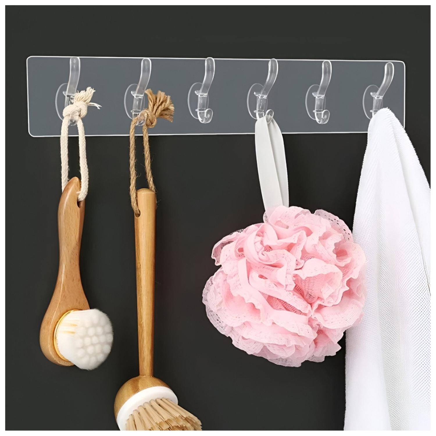 SOPORTE PERCHERO ADHESIVO COLGADOR PARA PARED PA60 - 1