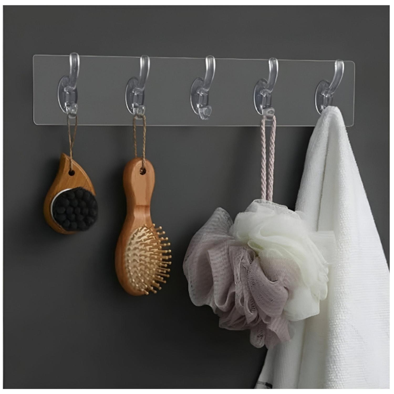 SOPORTE PERCHERO ADHESIVO COLGADOR PARA PARED PA60 - 2