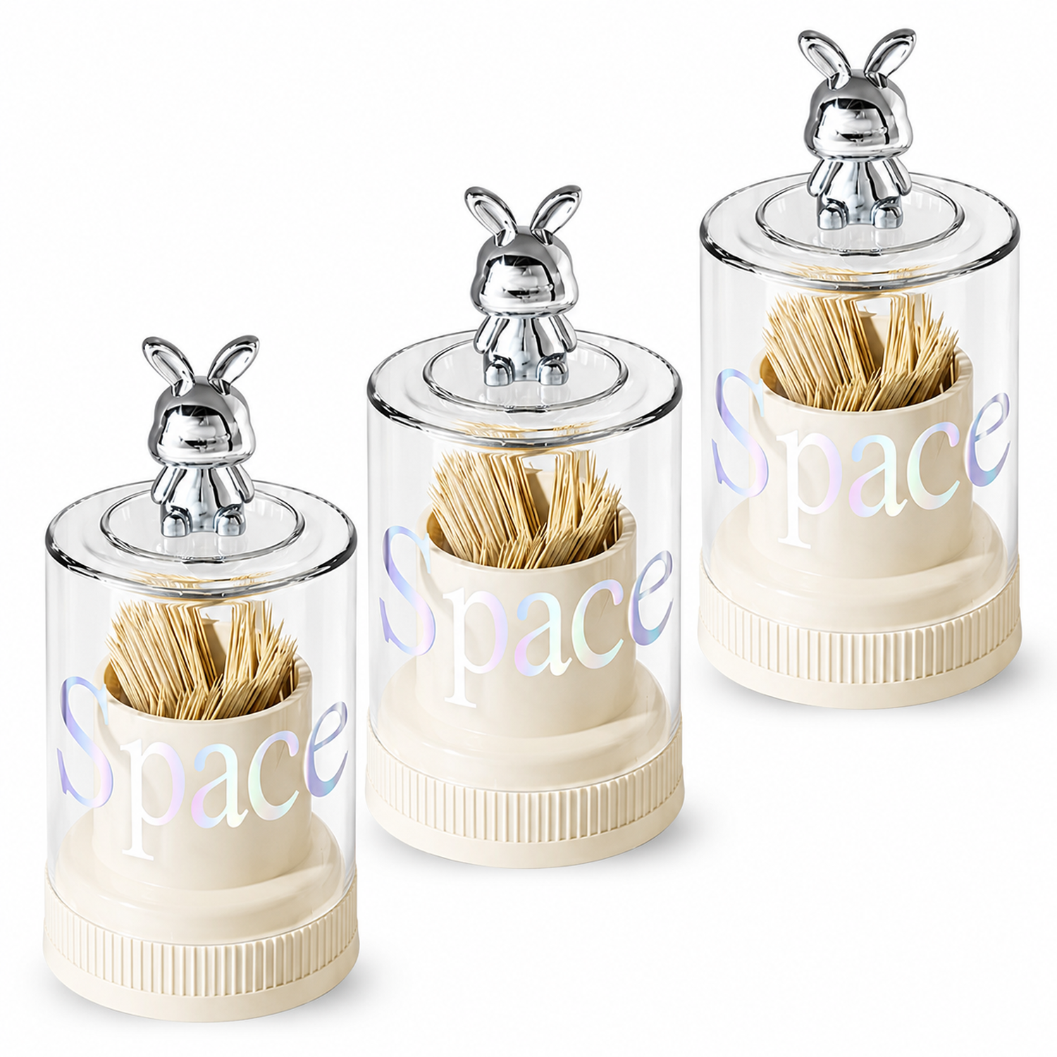PACK X3 ORGANIZADOR PALILLO DENTAL MONDADIENTES HISOPOS BG OP91 - 1