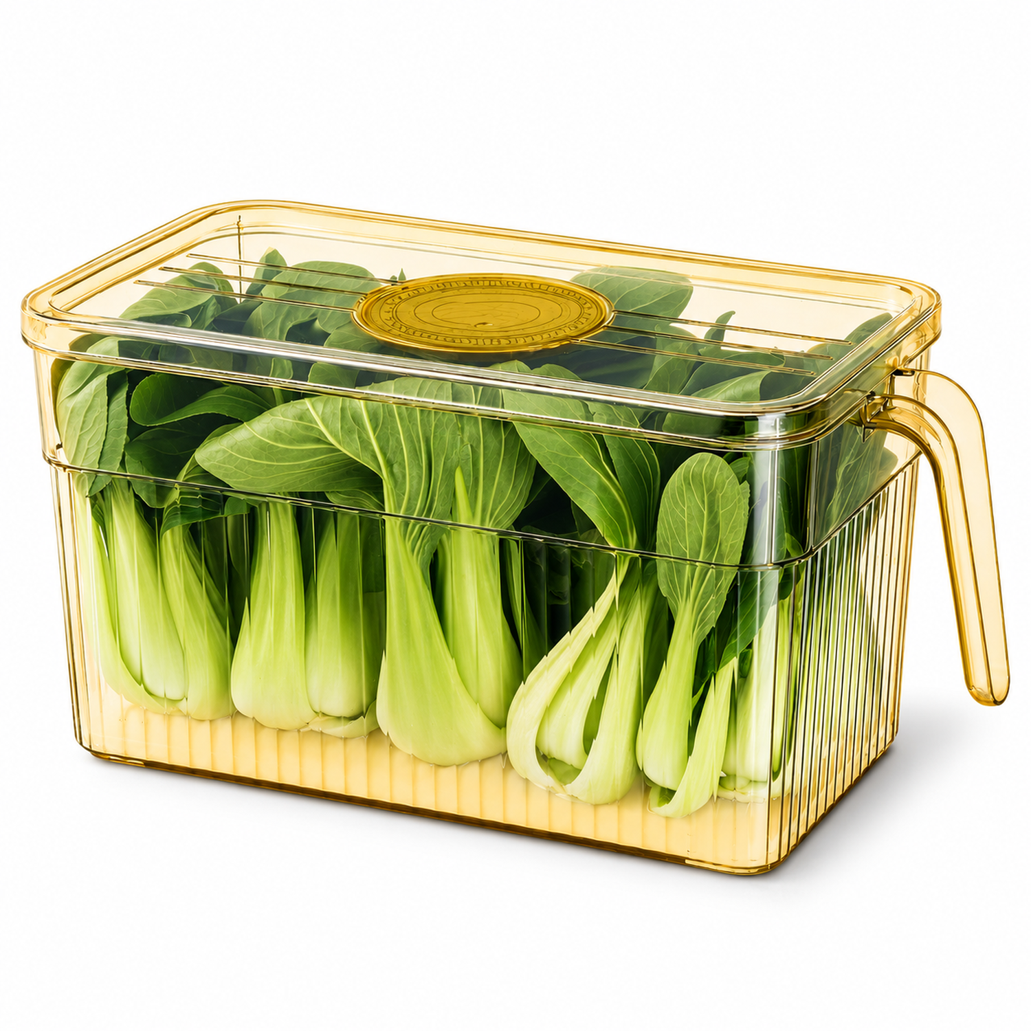 PACK X3 CONTENEDOR ORGANIZADOR DE FRUTAS Y VERDURAS CON TAPA AM T14 - 1