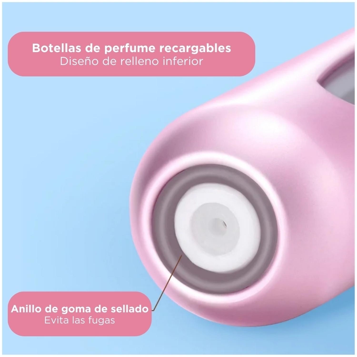 PACK X2 DISPENSADOR ATOMIZADOR DE PERFUME PARA VIAJE PORTÁTIL Y RECARGABLE 5ML A15 - 5