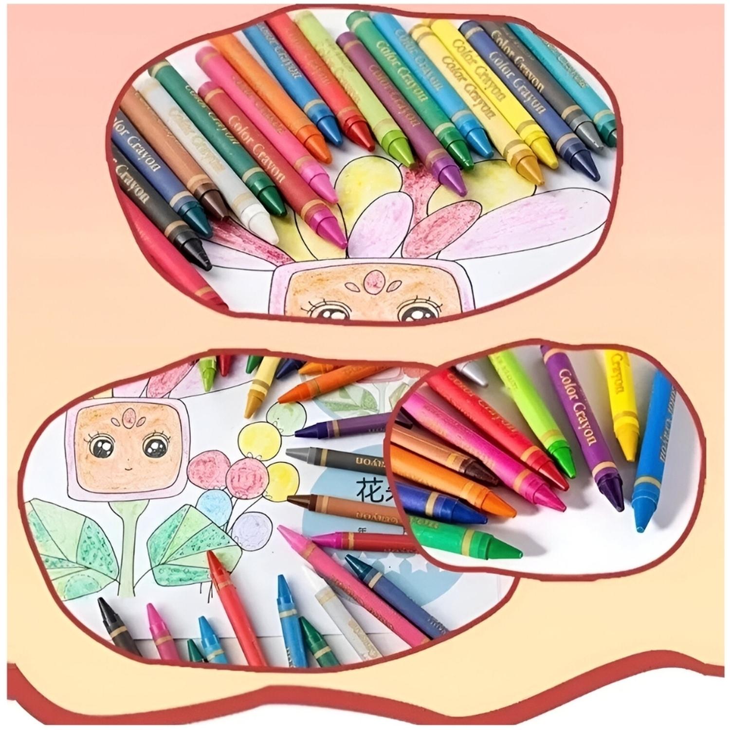 SET DE ARTE Y DIBUJO 42 PIEZAS SA42 AZUL DISEÑO ALEATORIO - 2