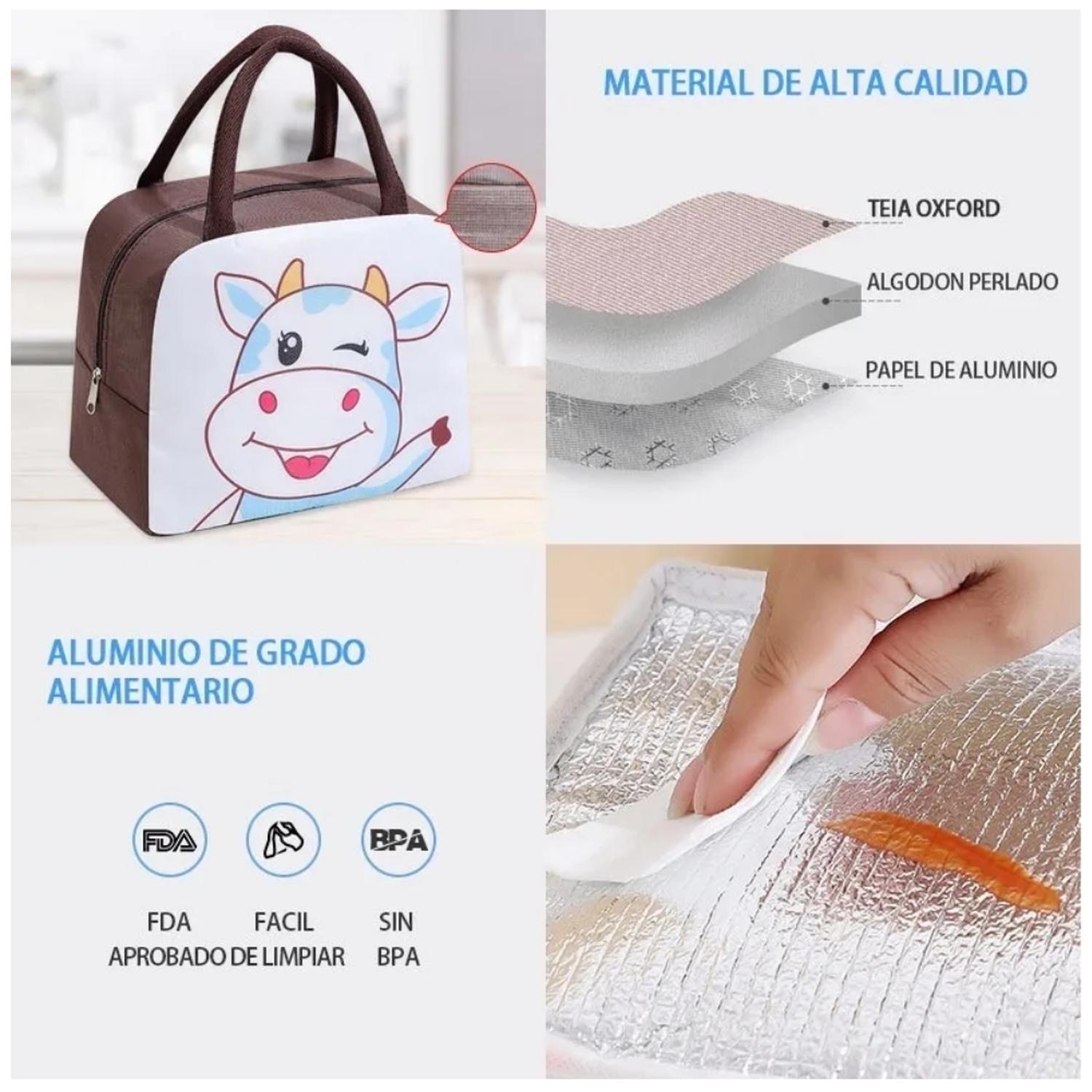 LONCHERA TÉRMICA PARA NIÑOS VAQUITA MR 76L - 4
