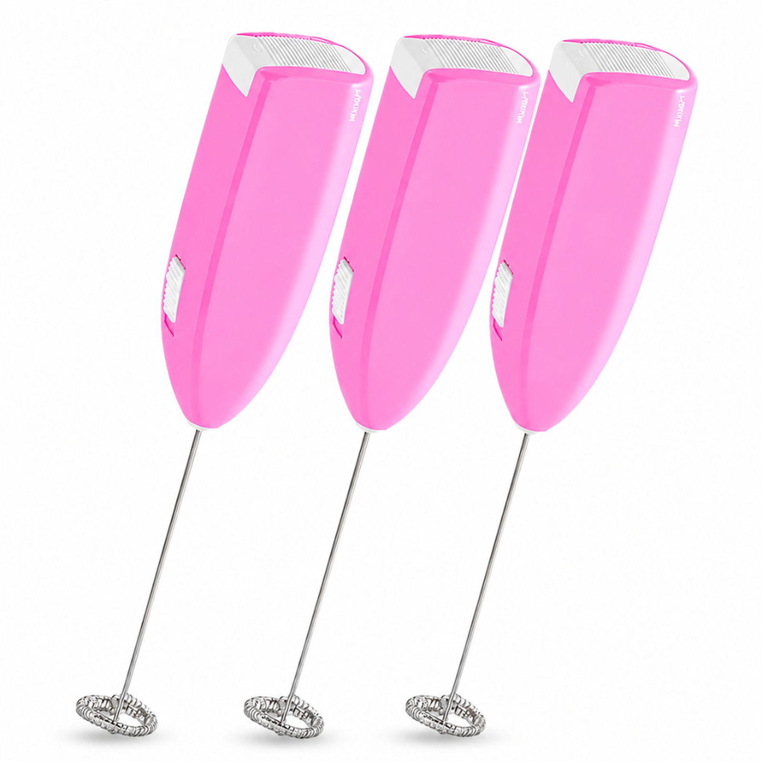 PACK X3 BATIDOR ESPUMADOR DE CAFÉ ROSADO 12B - 1
