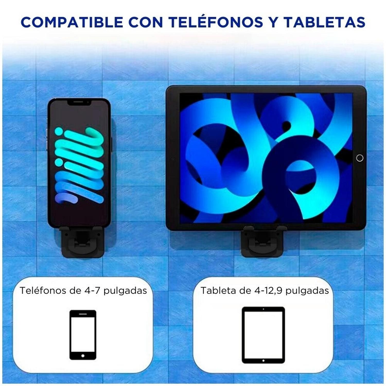 PACK X3 SOPORTE CELULAR AJUSTABLE 2EN1 PARED Y ESCRITORIO NG C08 - 6