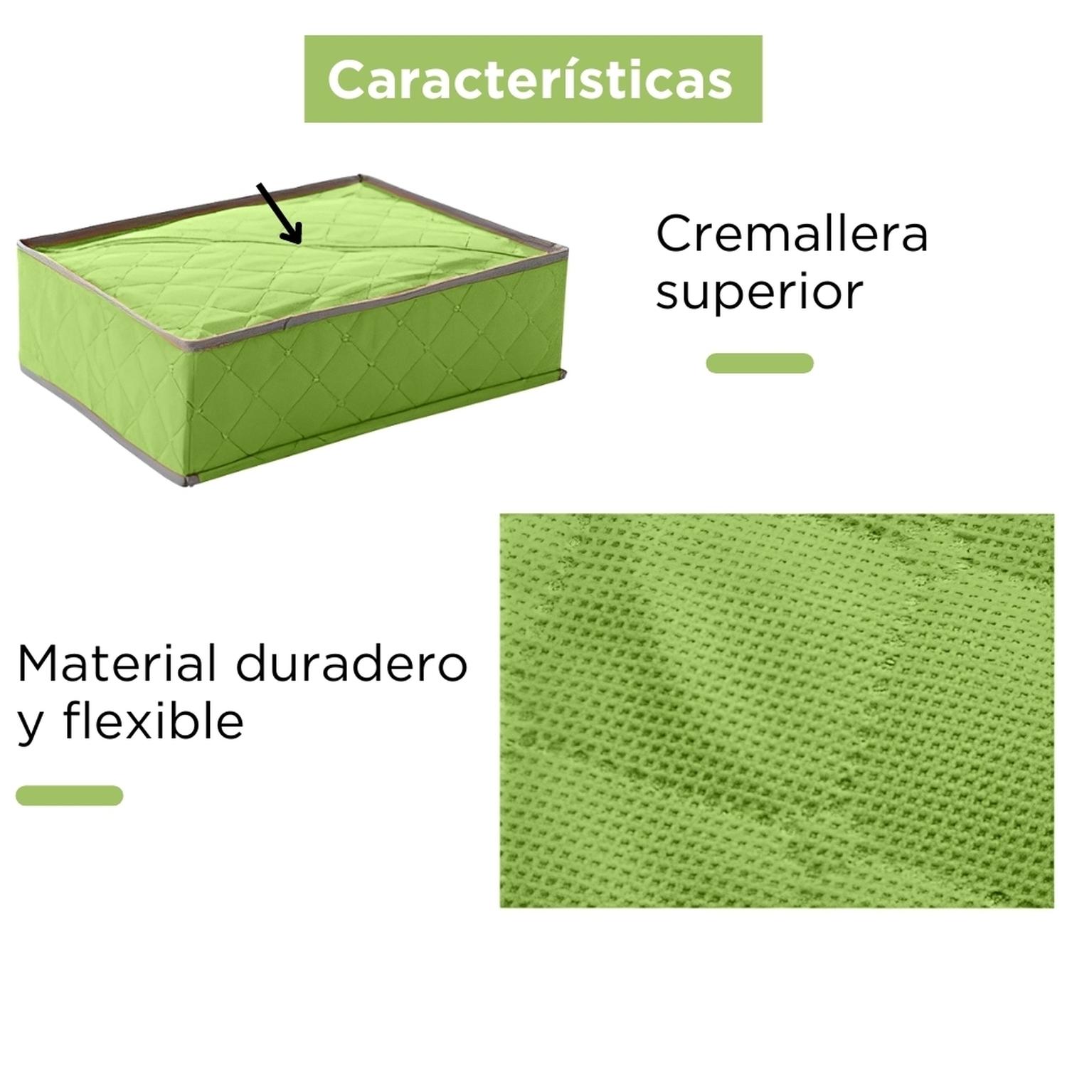 PACK X3 ORGANIZADOR DE MEDIAS ROPA INTERIOR 24 ESPACIO VD 490V - 4