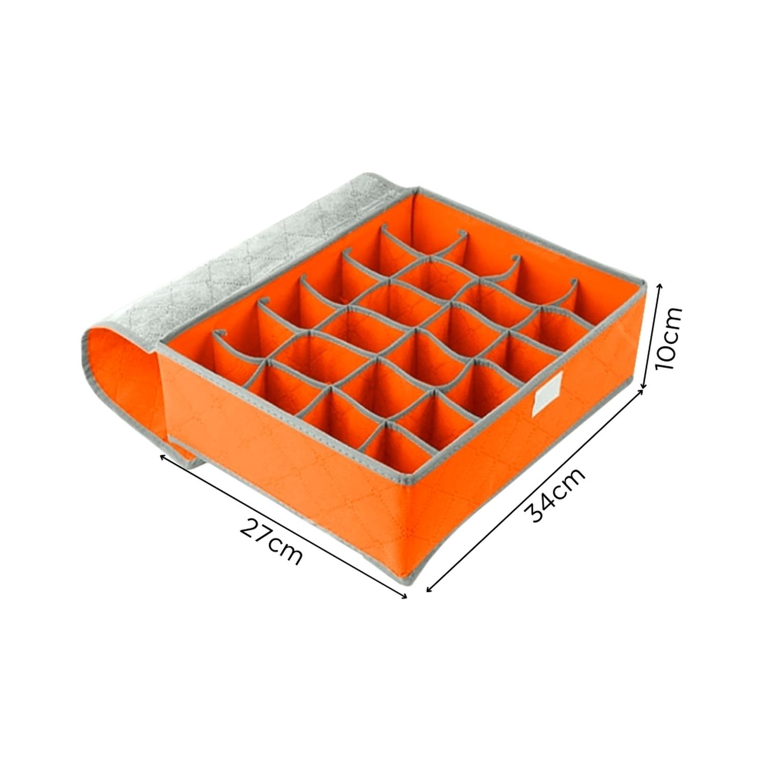 PACK X3 ORGANIZADOR DE MEDIAS ROPA INTERIOR 24 ESPACIOS NJ 490V - 6