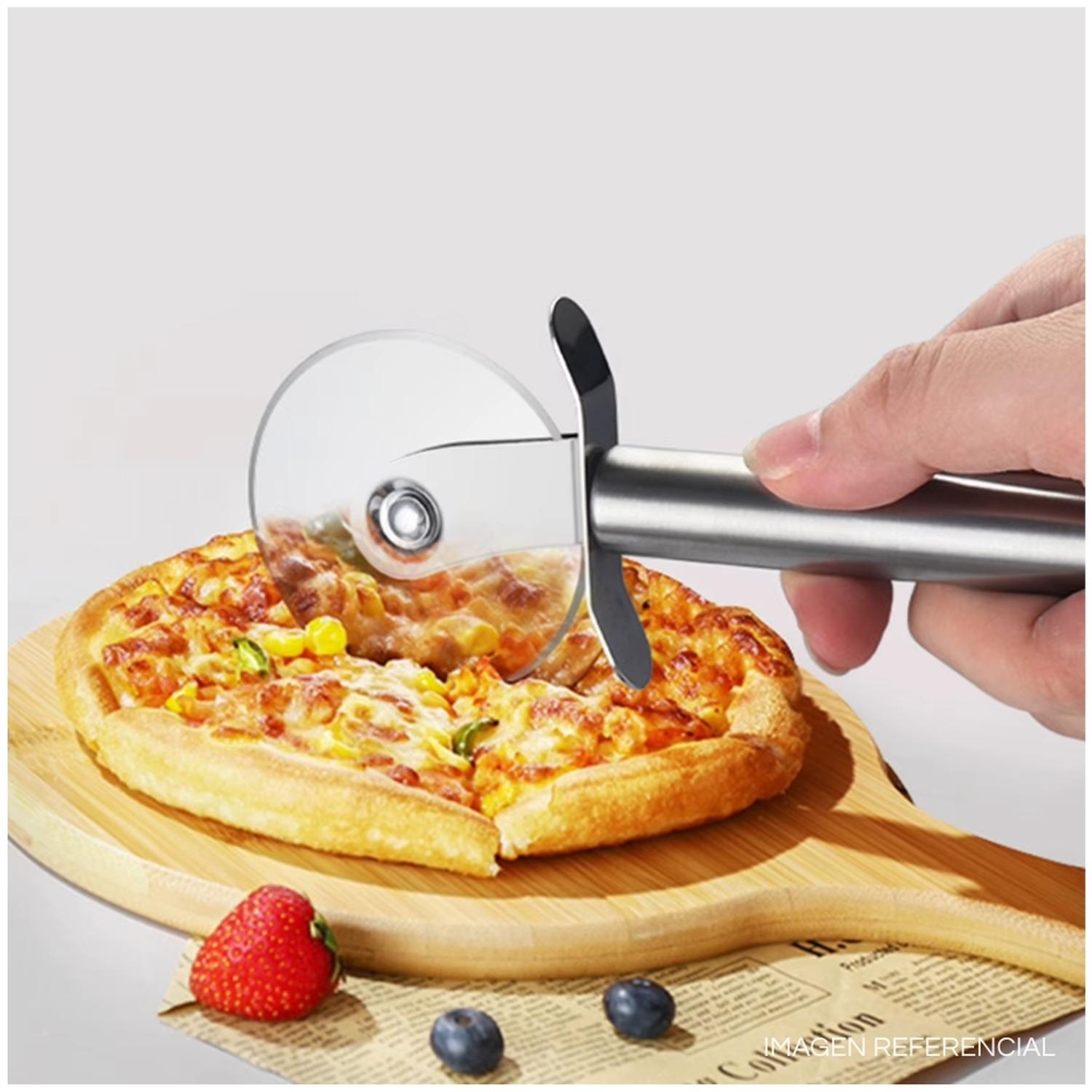PACK X3 CORTADOR DE PIZZA DE ACERO INOXIDABLE C11 - 2