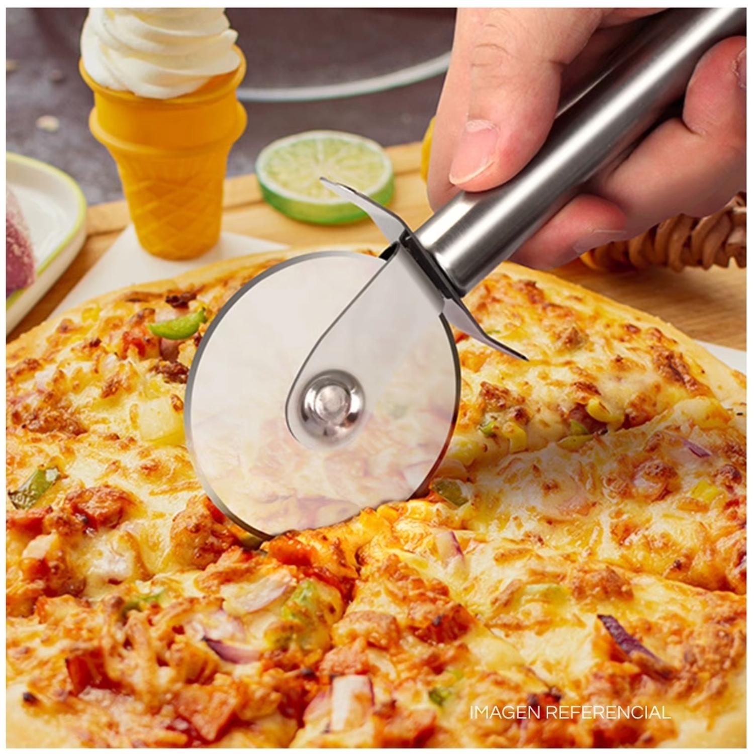 PACK X3 CORTADOR DE PIZZA DE ACERO INOXIDABLE C11 - 3