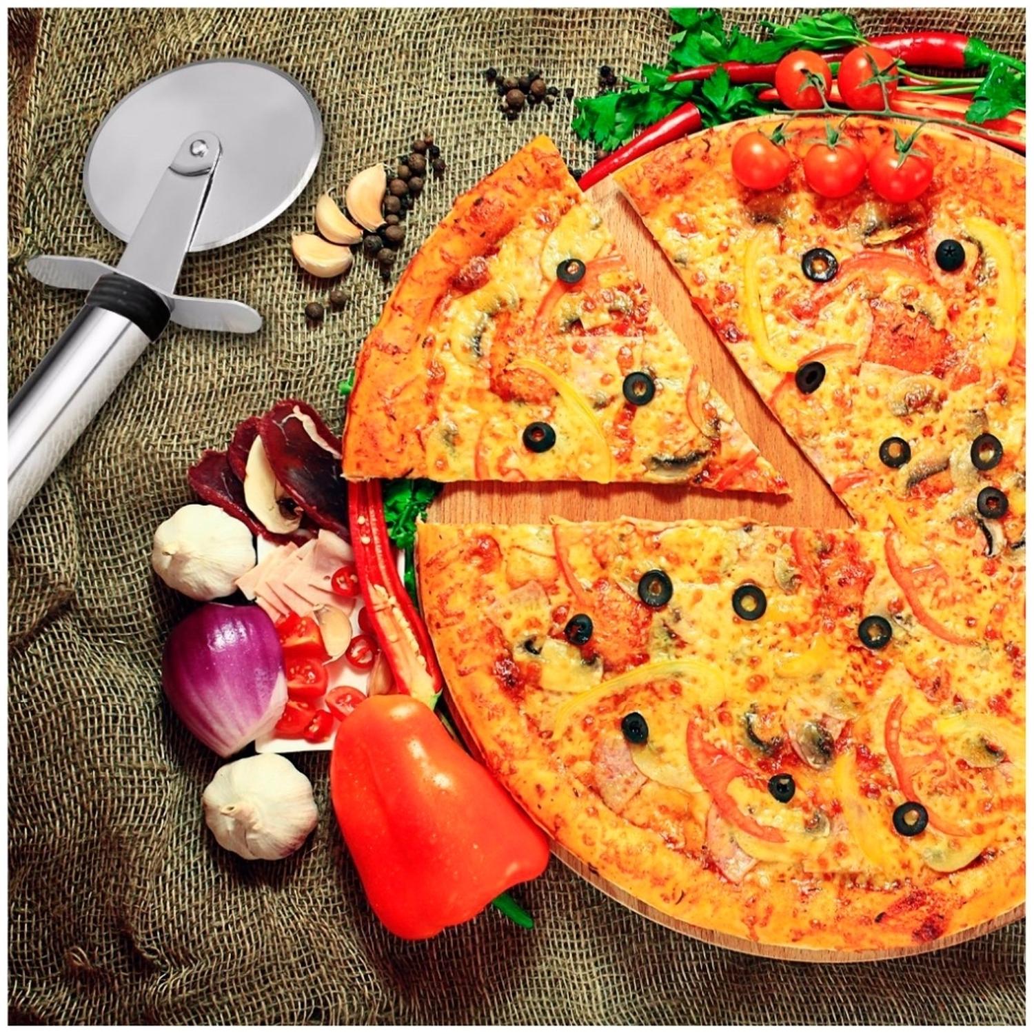 PACK X3 CORTADOR DE PIZZA DE ACERO INOXIDABLE C11 - 4