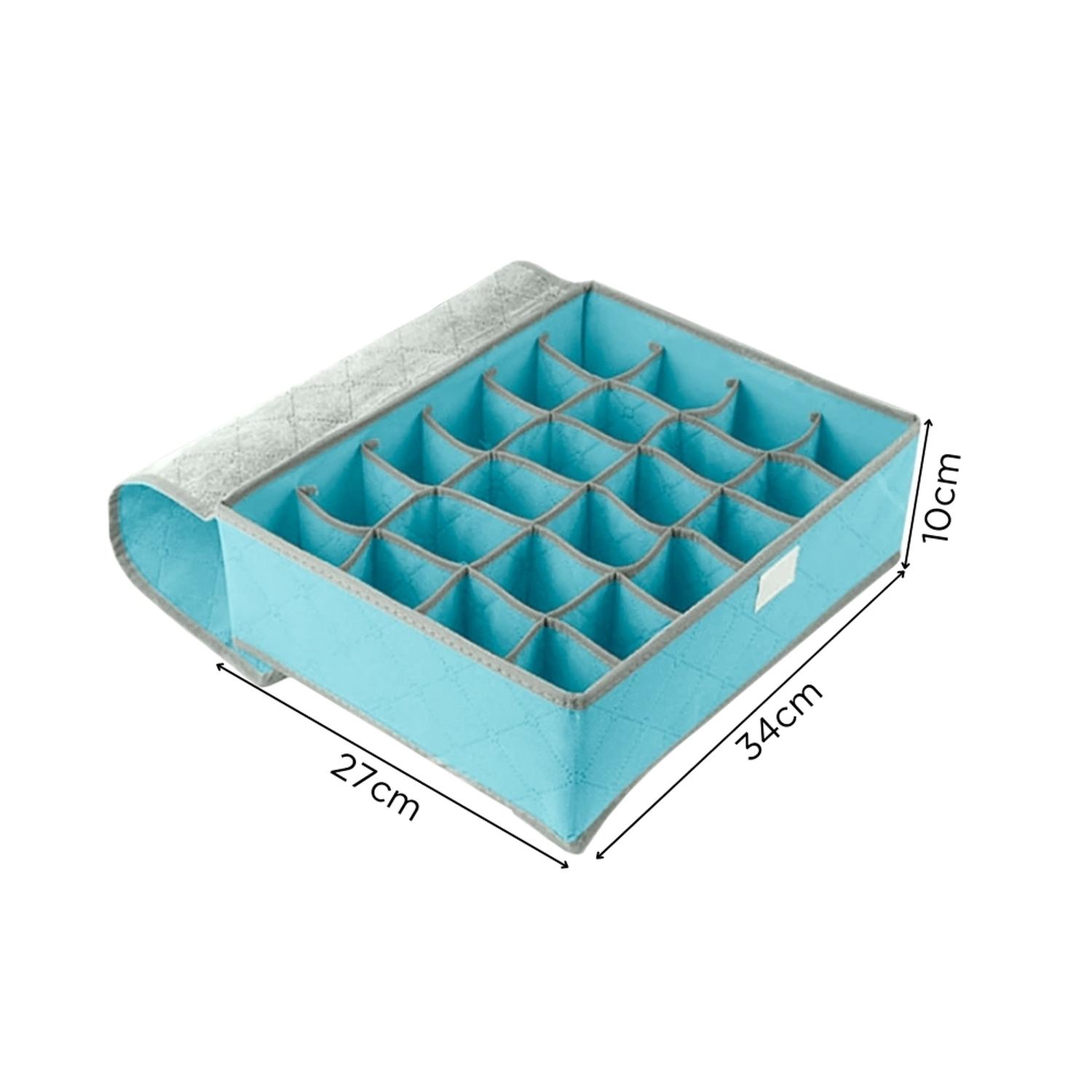 PACK X3 ORGANIZADOR DE MEDIAS ROPA INTERIOR 24 ESPACIO CL 490V - 6