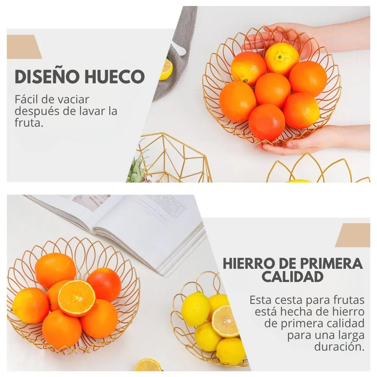 CESTA FRUTERO ORGANIZADOR DECORATIVO PARA FRUTAS Y VERDURAS OF200 - 6