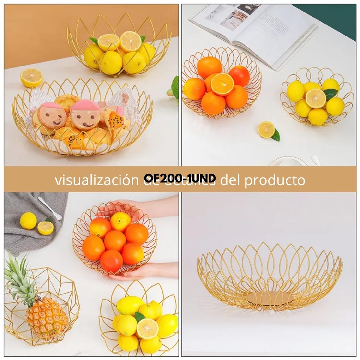 CESTA FRUTERO ORGANIZADOR DECORATIVO PARA FRUTAS Y VERDURAS OF200 - 7
