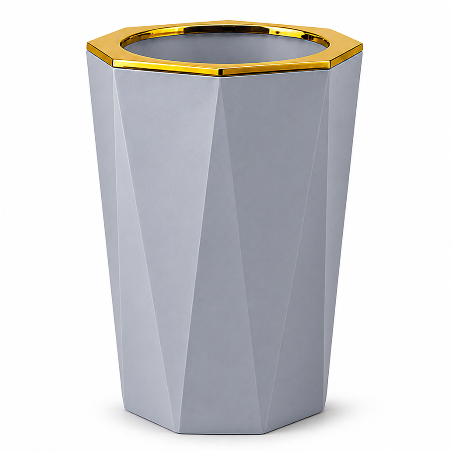 SET DE 7 ACCESORIOS ORGANIZADOR PARA BAÑO MODERNO GRIS KB7 - 3