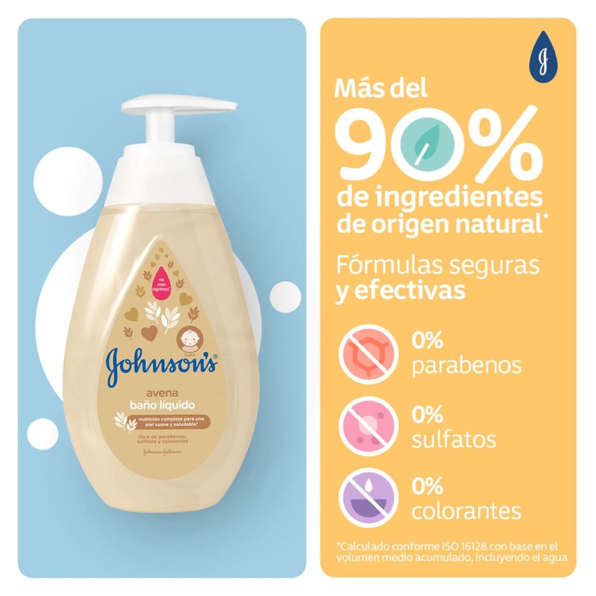 JABÓN JOHNSON & JOHNSON LÍQUIDO AVENA 400 ML BAÑO PIEL SUAVE Y SALUDABLE - 4