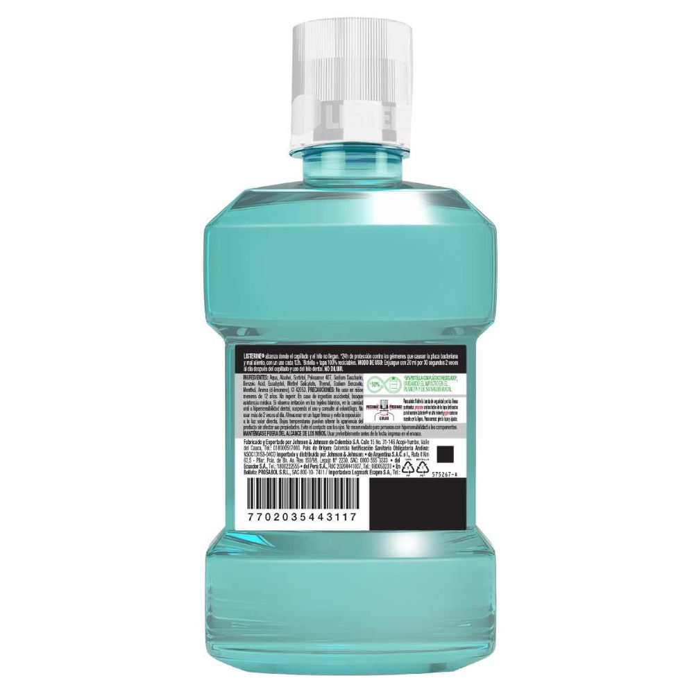 ENJUAGUE BUCAL LISTERINE COOL MINT 180 ML - 6