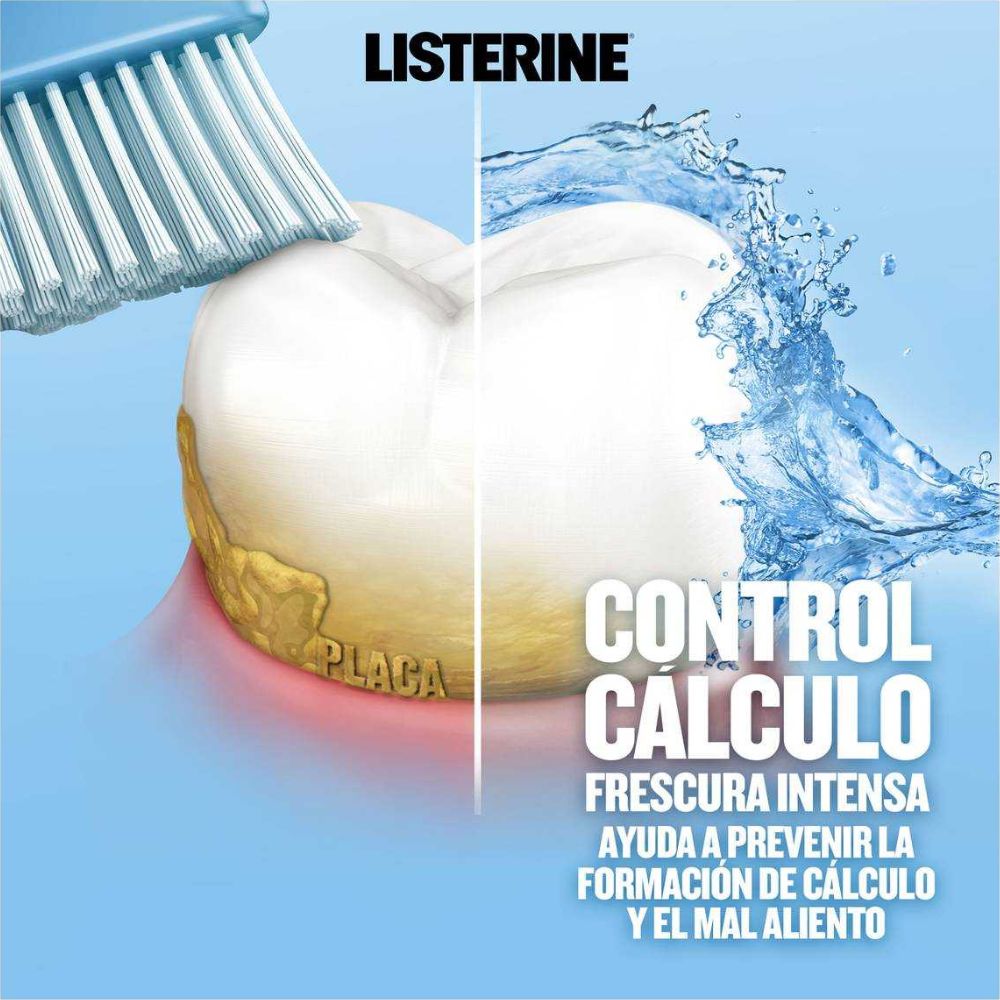ENJUAGUE BUCAL LISTERINE CONTROL CALCULO 500 ML - 4
