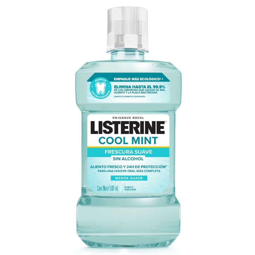 ENJUAGUE BUCAL LISTERINE COOL MINT ZERO 500 ML - 2
