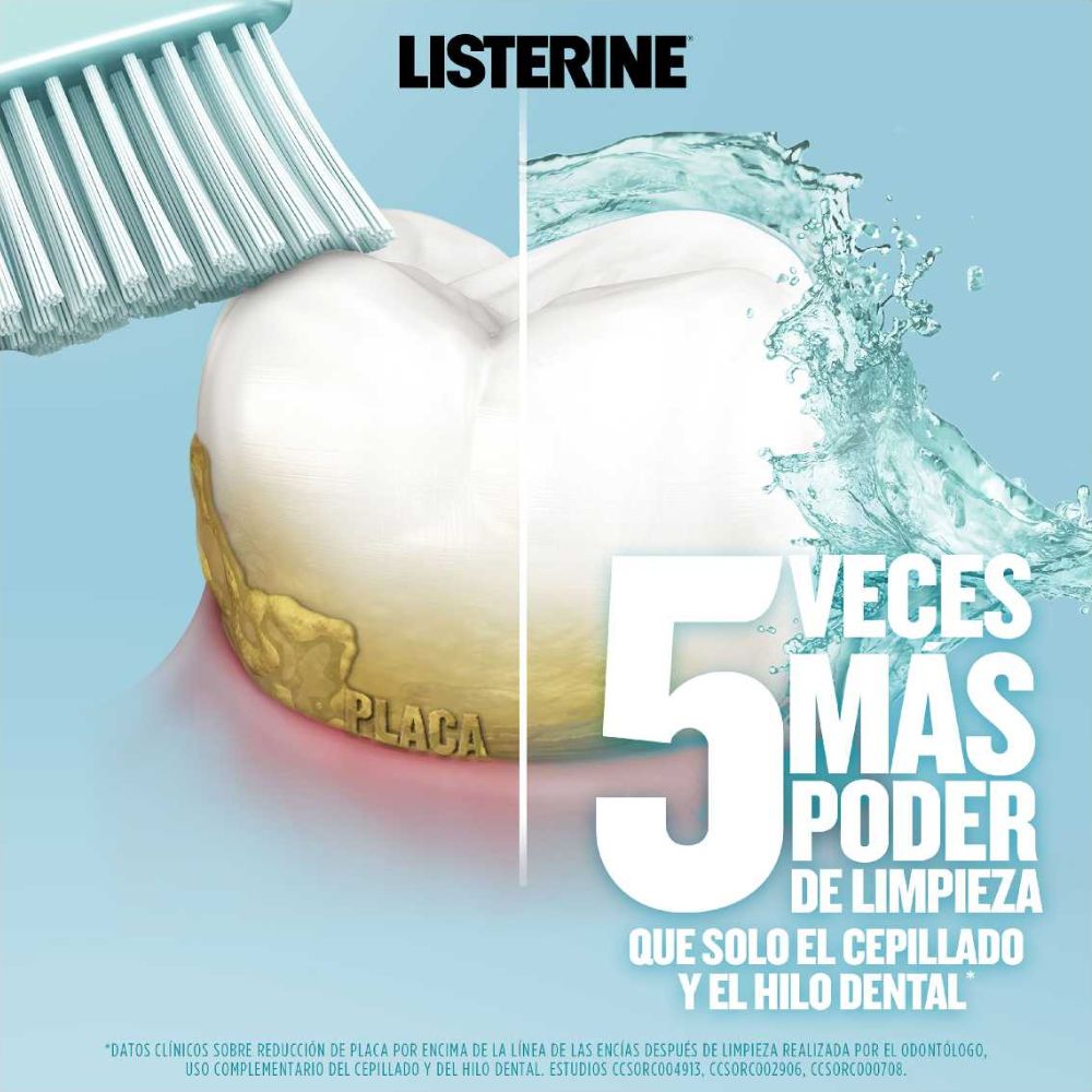 ENJUAGUE BUCAL LISTERINE COOL MINT ZERO 500 ML - 3