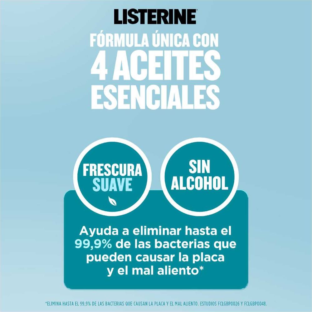 ENJUAGUE BUCAL LISTERINE COOL MINT ZERO 500 ML - 4