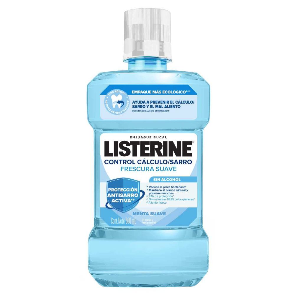 ENJUAGUE BUCAL LISTERINE CONTROL CALCULO ZERO 500 ML - 2