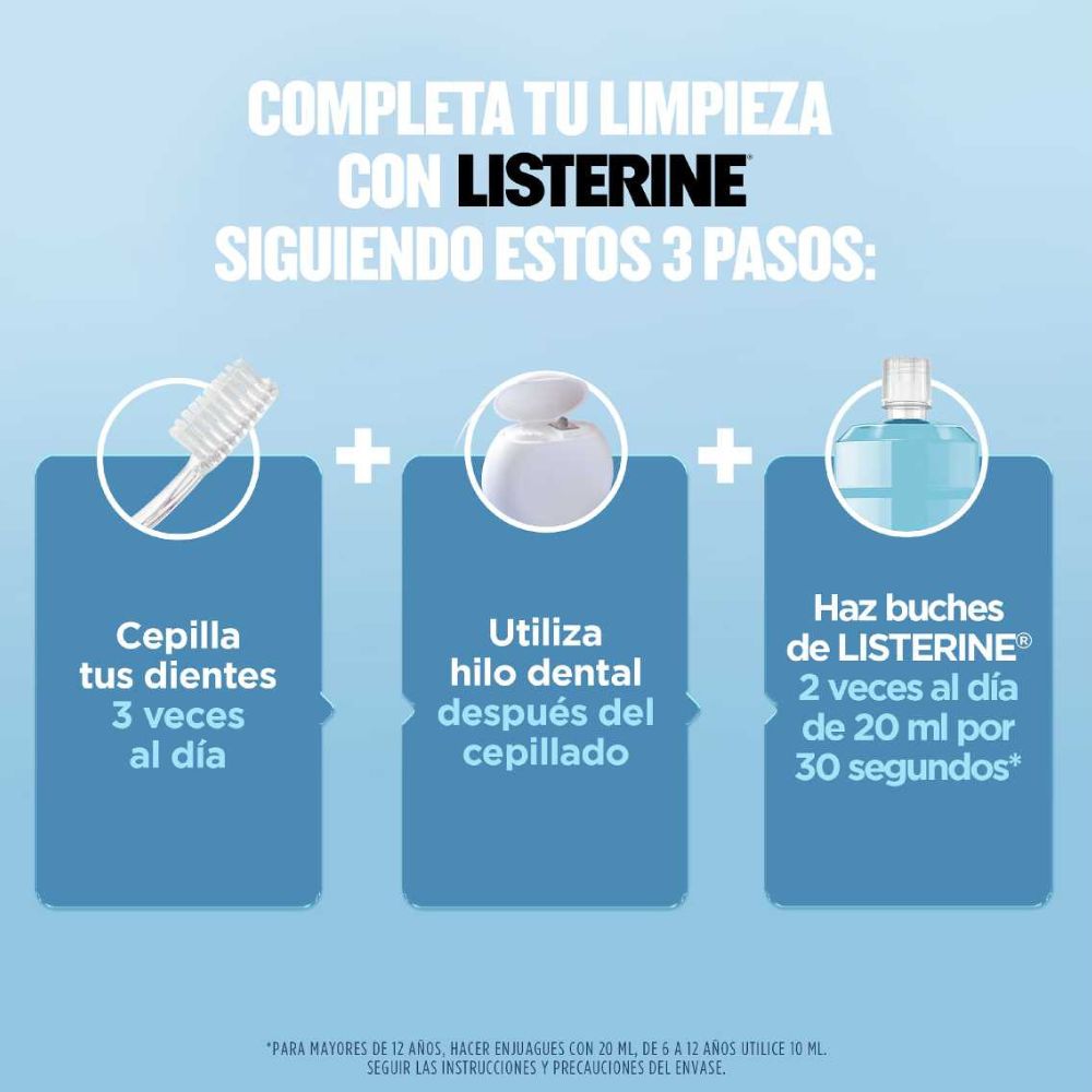 ENJUAGUE BUCAL LISTERINE CONTROL CALCULO ZERO 500 ML - 5