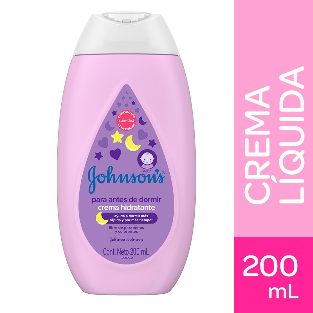 CREMA CORPORAL BEBÉ JOHNSON'S ANTES DE DORMIR 200 ML - 1