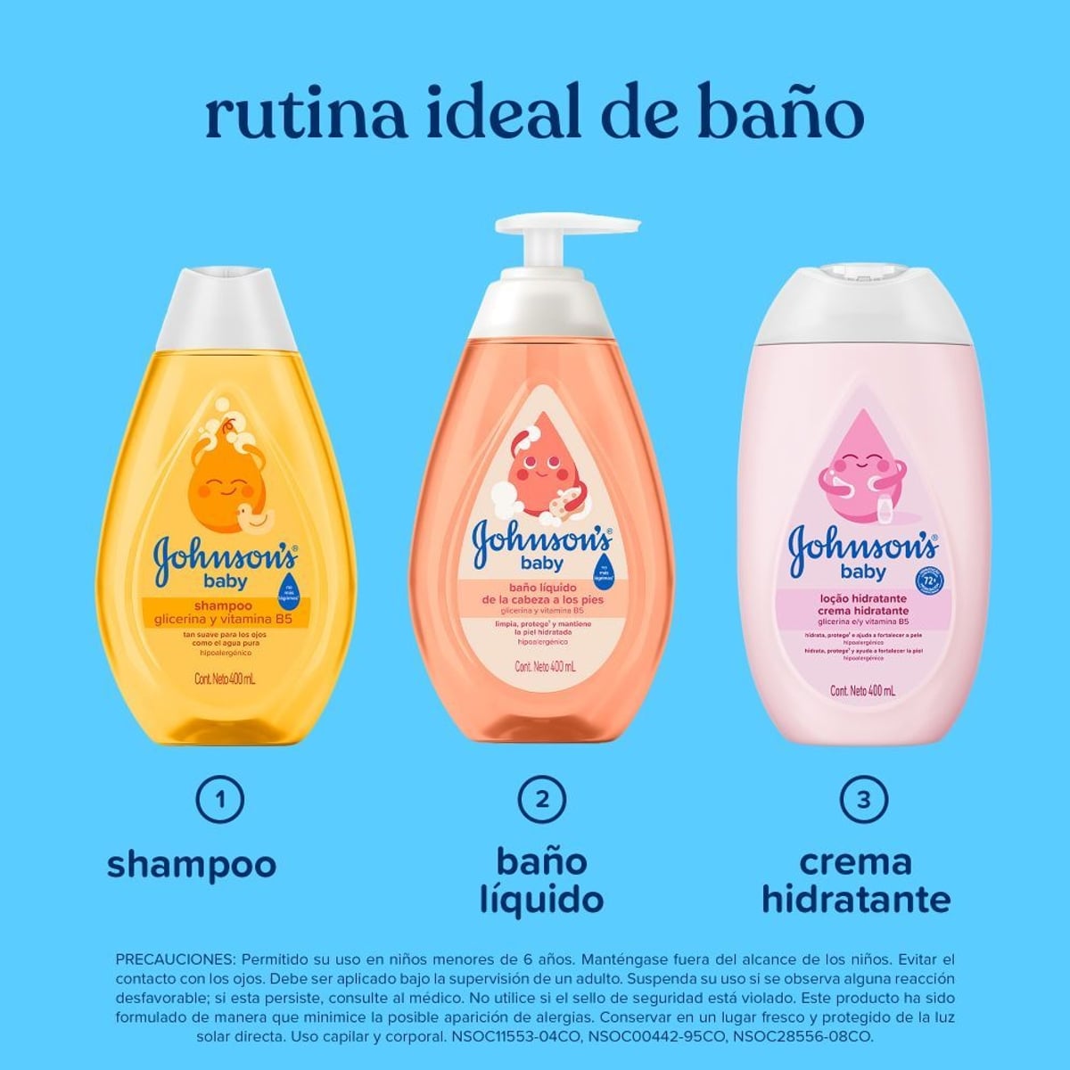 SHAMPOO BEBÉ JOHNSON'S 200 ML - 7