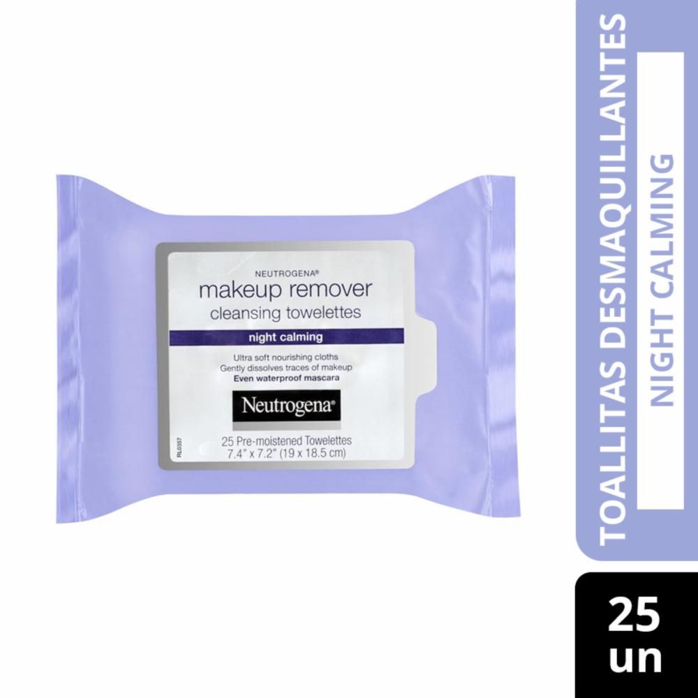 SET NEUTROGENA DESMAQUILLANTE OIL FREE OJOS +TOALLLAS NIGHT CALM - 4