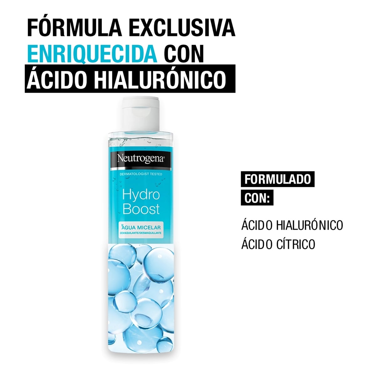 AGUA MICELAR NEUTROGENA HYDRO BOOST 400 ML - 5