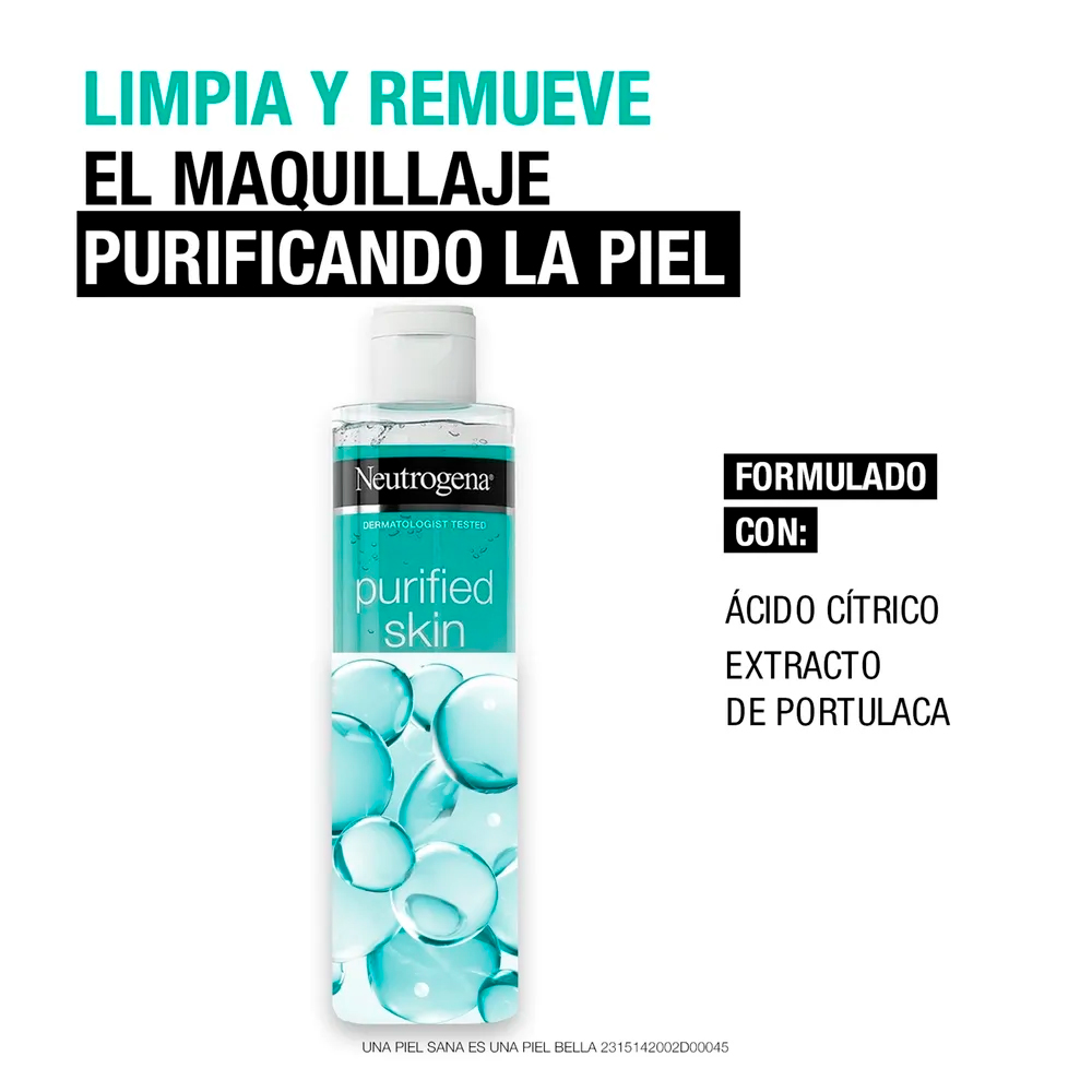 AGUA MICELAR NEUTROGENA PURIFIED SKIN 7 EN 1 X400 ML - 6