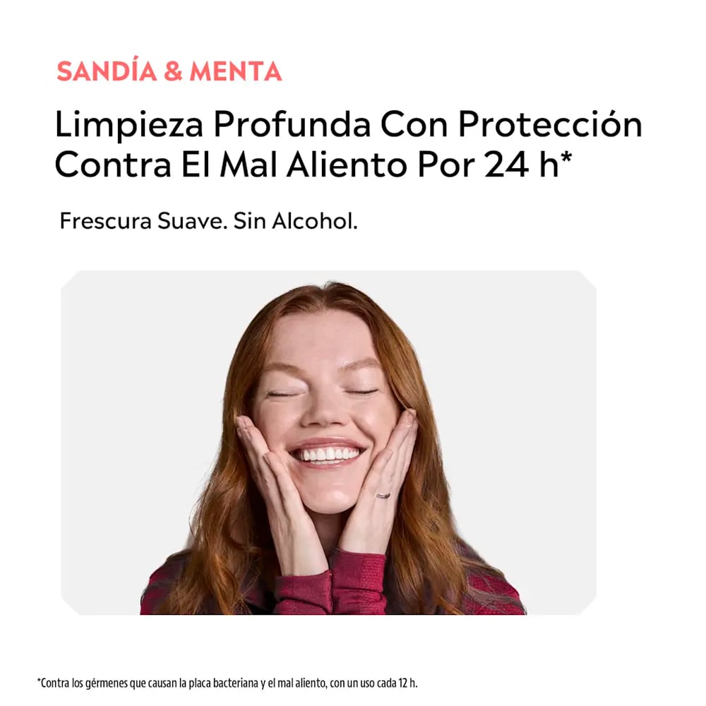 ENJUAGUE BUCAL LISTERINE SANDIA Y MENTA 500 ML - 2