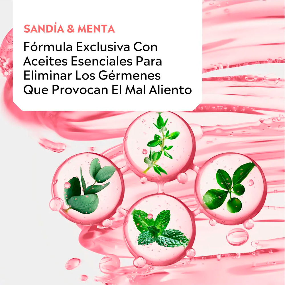 ENJUAGUE BUCAL LISTERINE SANDIA Y MENTA 500 ML - 4