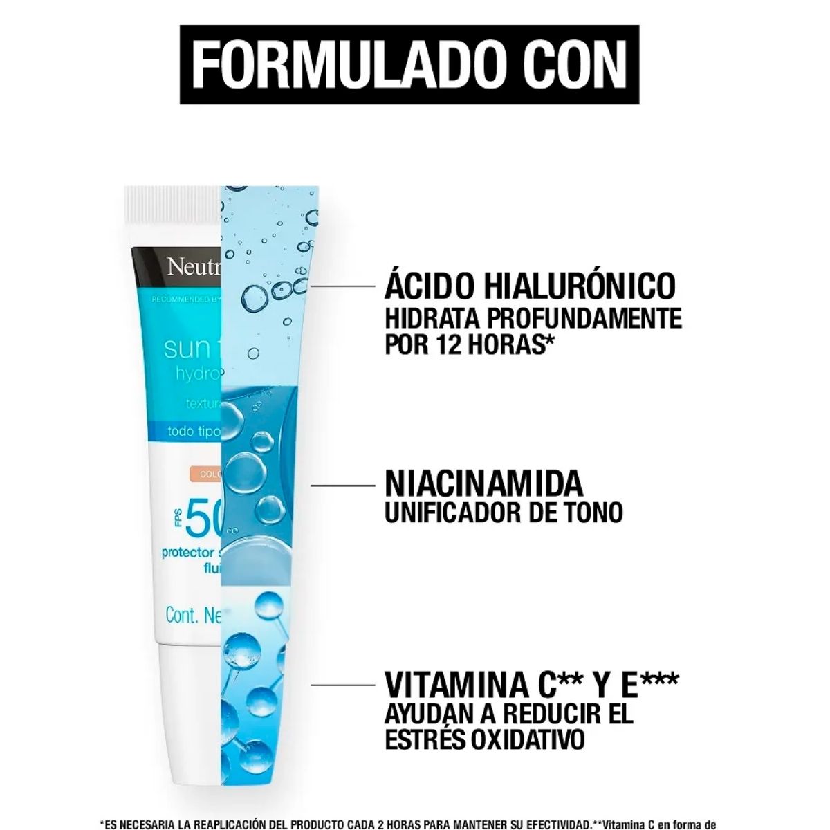 HIDRATANTE FACIAL HYDROBOOST + PROTECTOR SUNFRESH FPS50 NEUTROGENA - 6