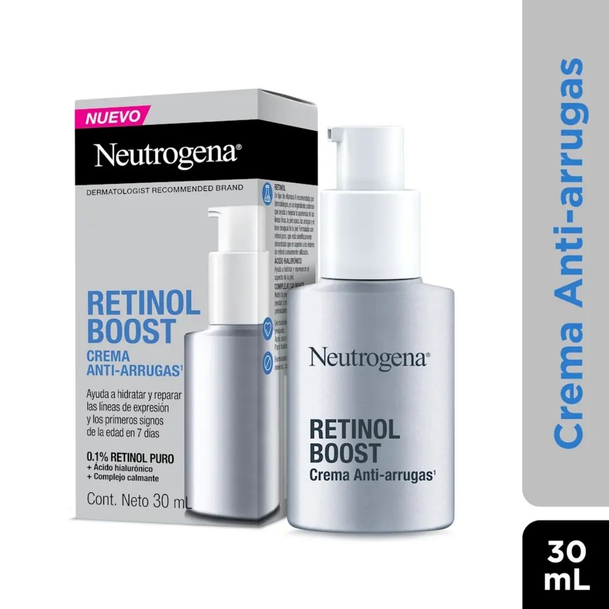 RETINOL BOOST CREMA ANTI-ARRUGAS 30ML NEUTROGENA - 1