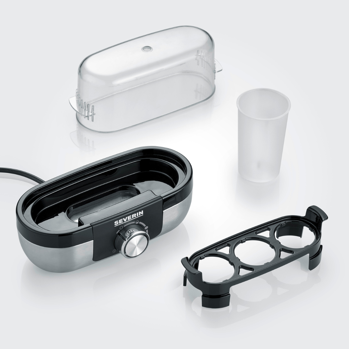 HERVIDOR DE HUEVOS SEVERIN EK 3163 3 UNID PORTATIL BPA FREE - 3