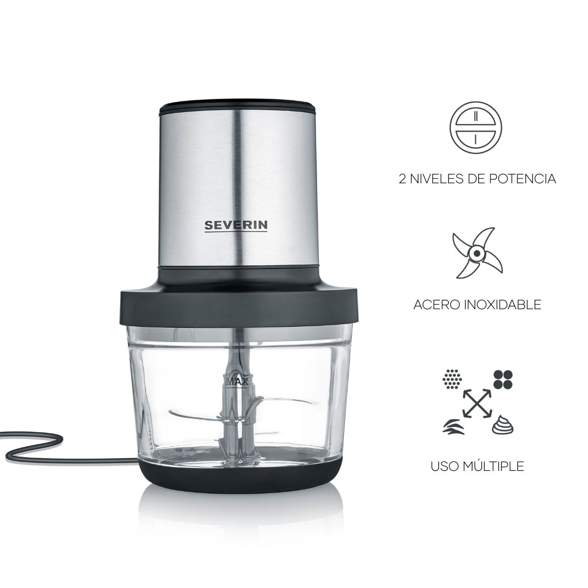 PICADORA DE ALIMENTOS SEVERIN 1L KM 3867 - 2